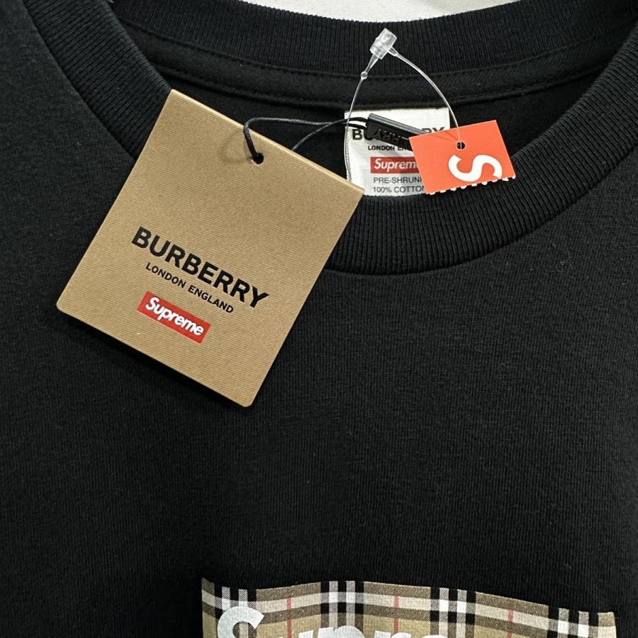 【美品】サイズM　シュプリーム バーバリー Supreme Burberry 22SS Box Logo Tee ボックスロゴTシャツ 8065000178243_画像5