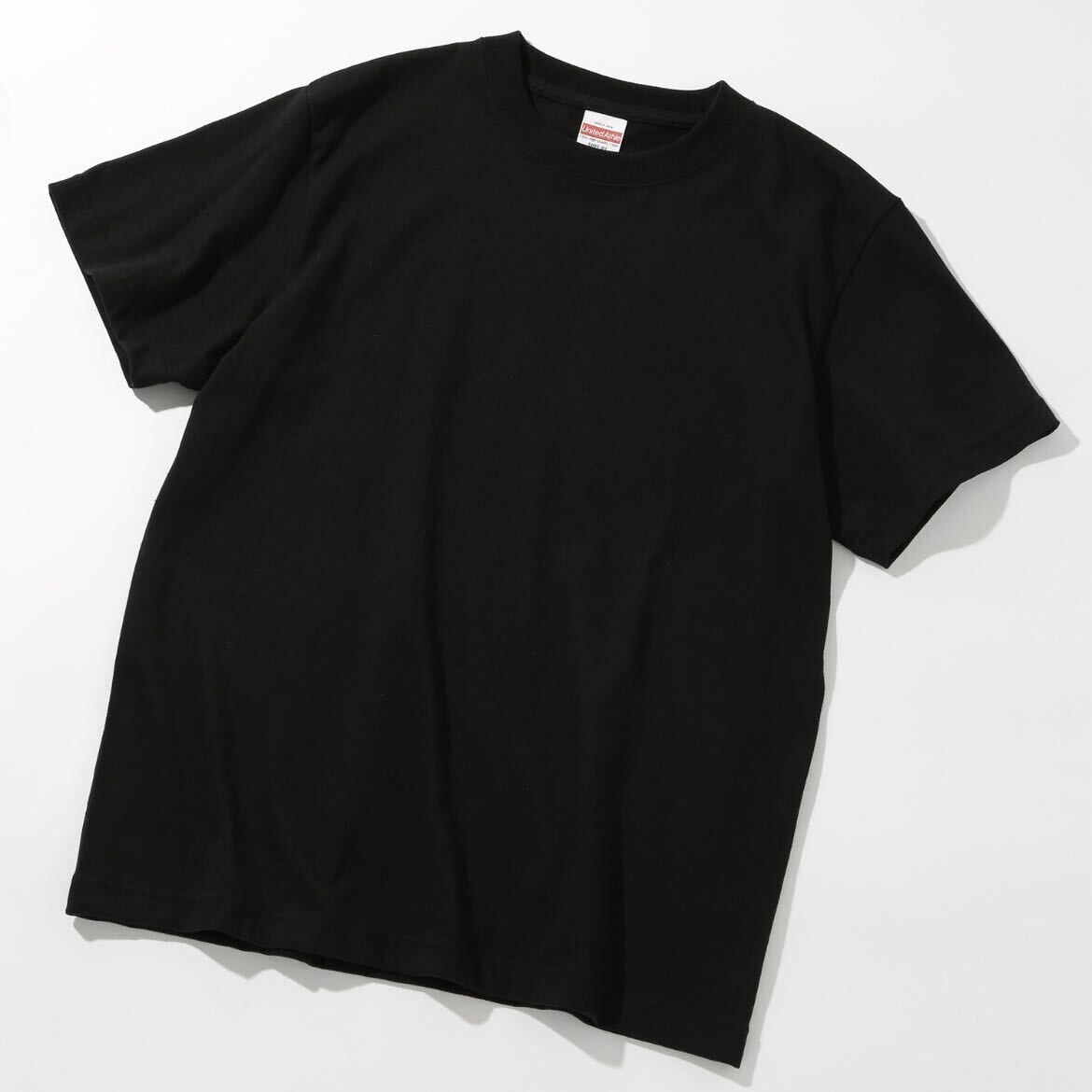 新品未使用 ユナイテッドアスレ 5.6oz 無地 半袖Tシャツ 黒 ブラック Lサイズ ２枚セット United Athle
