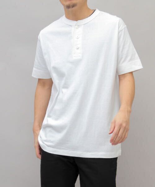 新品未使用 ユナイテッドアスレ 5.6oz ヘンリーネック 半袖Tシャツ 白2枚セット Sサイズ United Athle