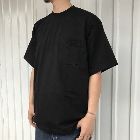 新品未使用 プロクラブ 6.5oz ヘビーウエイト ポケット付き 無地 半袖Tシャツ 白黒2枚セット Lサイズ PROCLUB_画像10