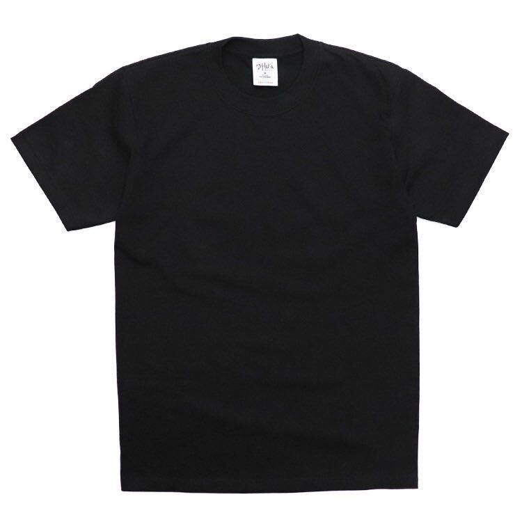 新品 シャカウェア 7.5oz ヘビーウエイト 無地 半袖Tシャツ 黒 ブラック M サイズ SHAKAWEAR