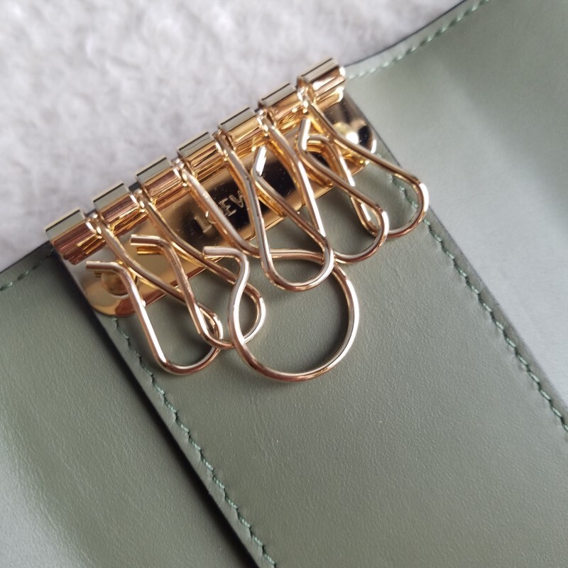 新品 LOEWE ロエベ アナグラム リピート キーケース アボカド 新品 LOEWE ロエベ アナグラム リピート キーケース アボカド
