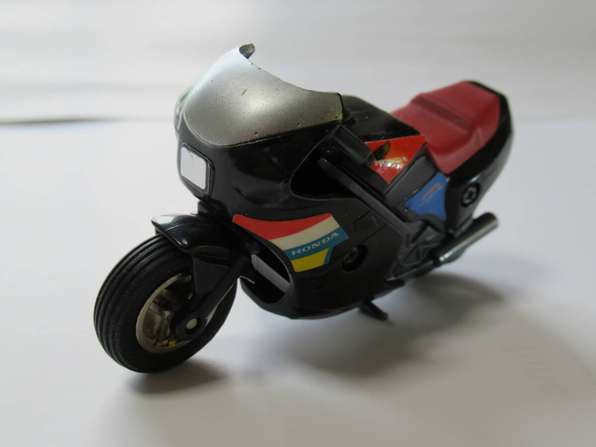 旧タカラ 1986 エキサイトライダーズ 黒 HONDA ホンダ NS400R 旧車 チョロQ チョロバイ 自宅保管現状品 定形外200円補償無の画像1