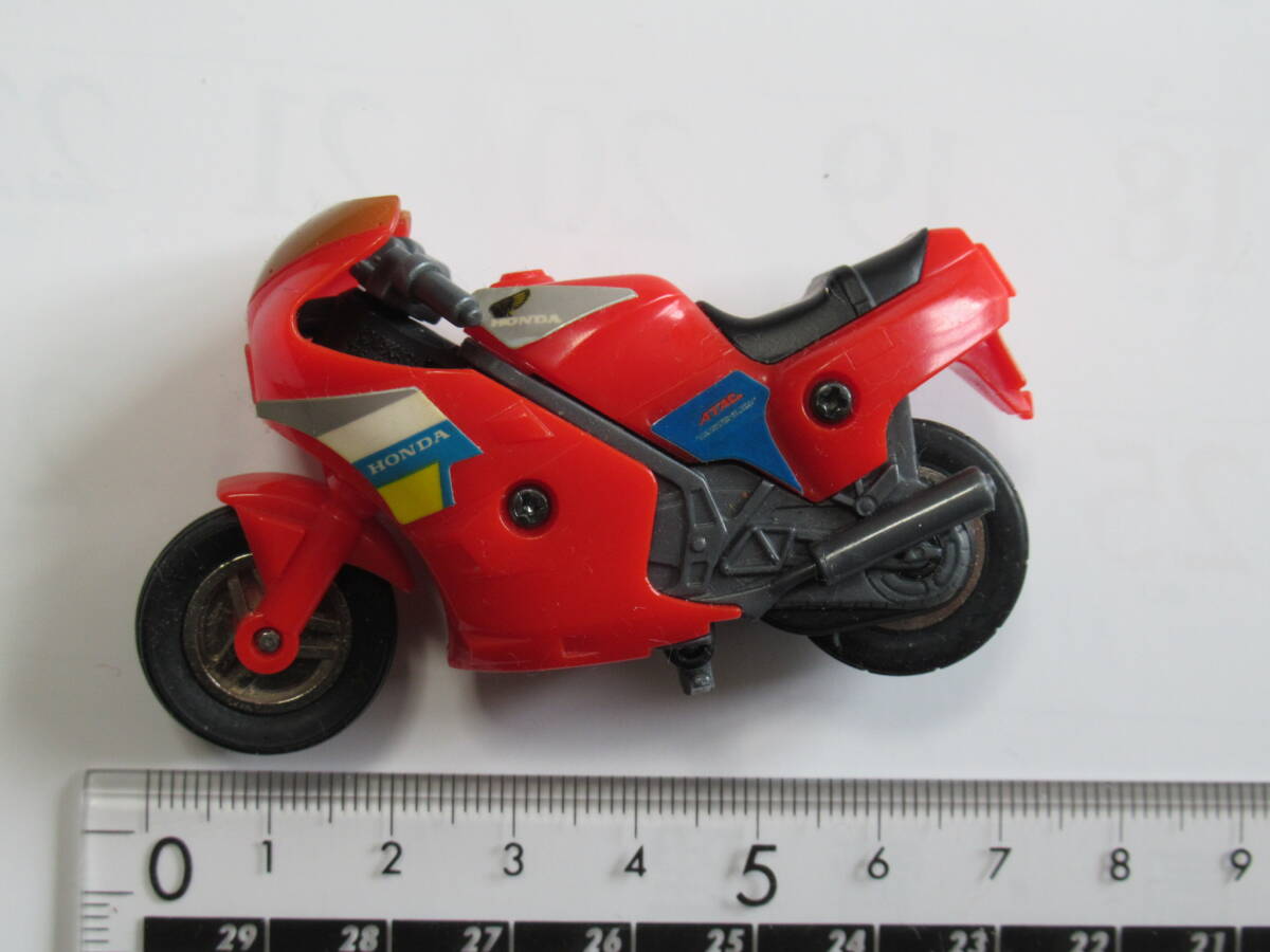 旧タカラ 1986 エキサイトライダーズ 赤 HONDA ホンダ NS400R 旧車 チョロQ チョロバイ 自宅保管現状品 定形外200円補償無_画像2