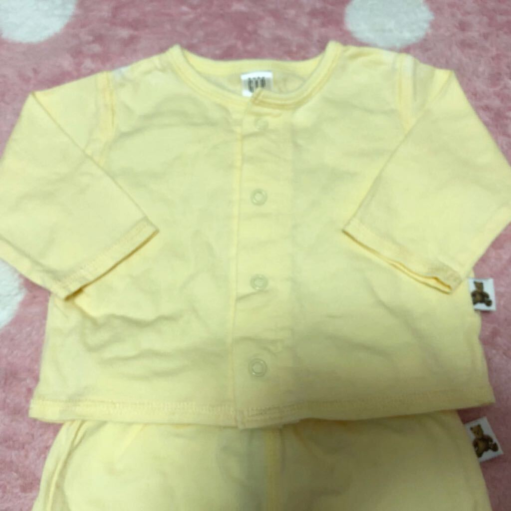 baby GAP top and bottom set pastel yellow 