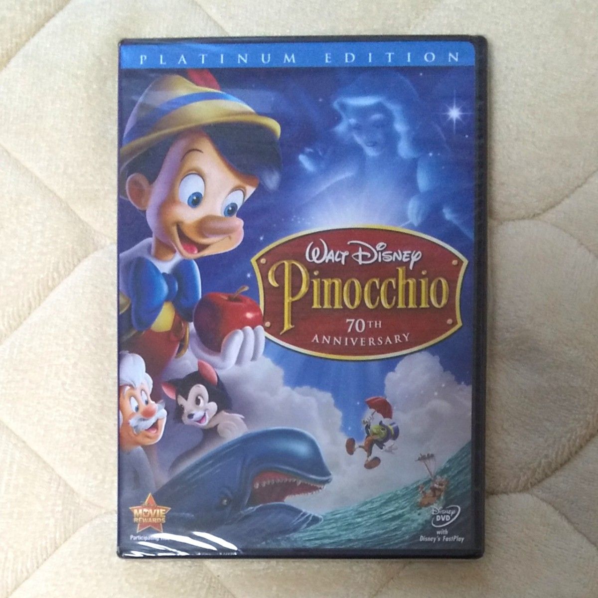 【未開封】US版「Pinocchio」70th Anniversary Platinum Edition 2-disc DVD２枚