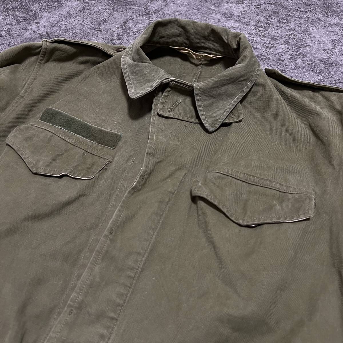 40s 50s France army M47 field jacket military cotton ARMY olive 40 period 50 period Vintage Vintage vintage