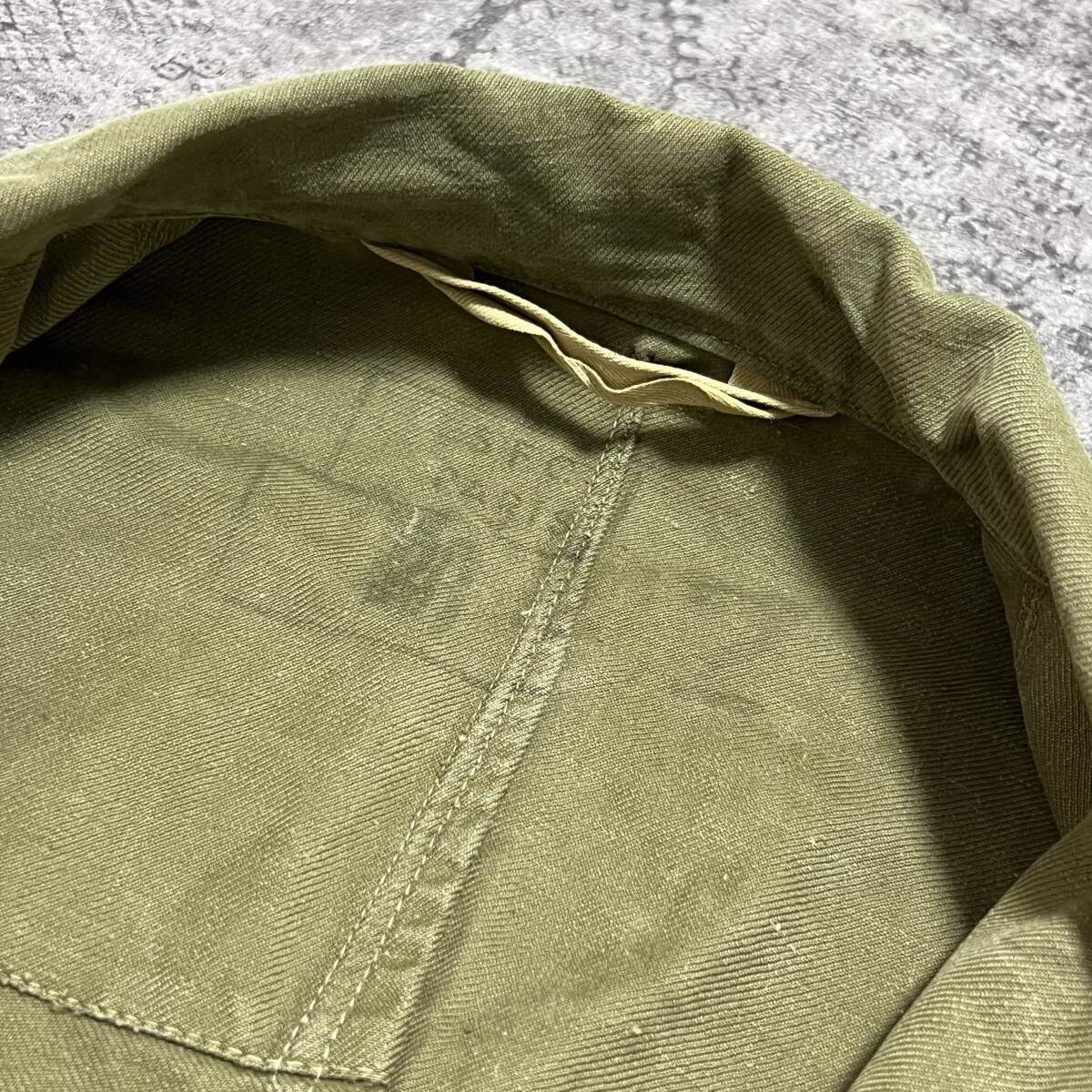 40s 50s France army M47 field jacket military cotton ARMY olive 40 period 50 period Vintage Vintage vintage