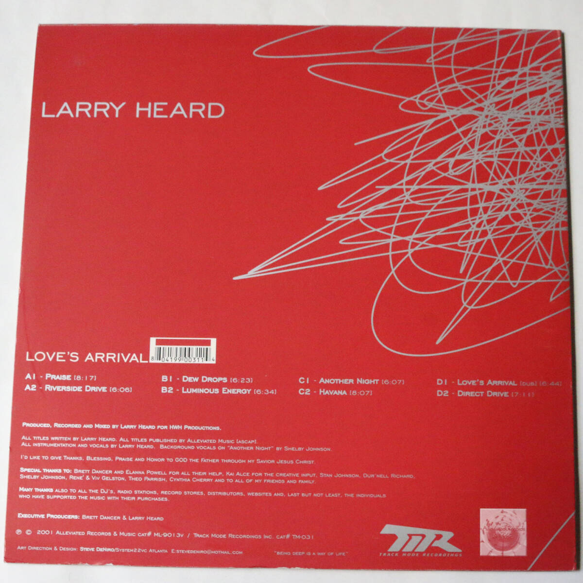 Larry Heard Love\'s Arrival Chicago house original record Mr.Fingers 2001 year the first times Press record Rally * hard 