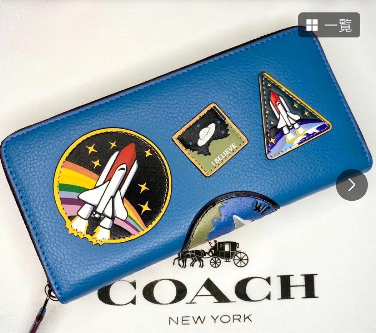 COACH スペースアコーディオン長財布　アウトレット商品　新品未使用品　男女兼用　