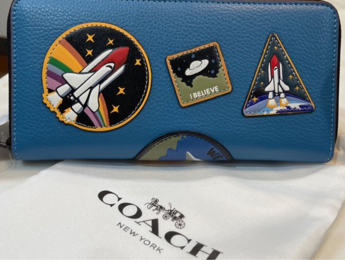 COACH スペースアコーディオン長財布　アウトレット商品　新品未使用品　男女兼用　