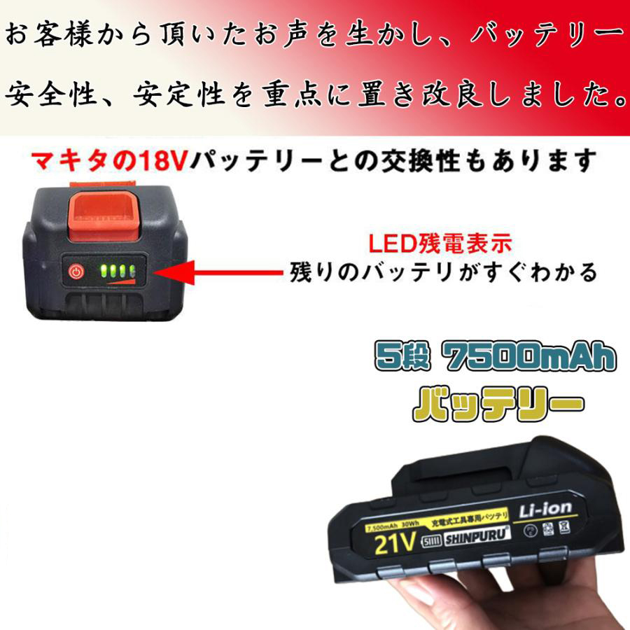 1円 マルノコ 充電式 18V コードレス 丸のこ マキタ 18V 純正/互換バッテリー バッテリー付き 軽量 木材 合板 90度直角切断 45度傾斜切断_画像2