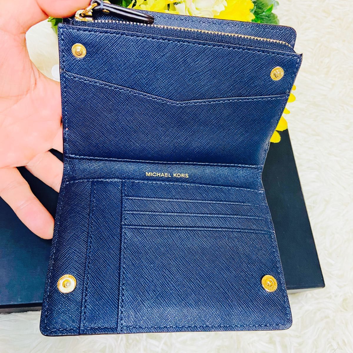 新品 MICHAEL KORS マイケルコース 花柄 財布 レディース 二 新品 MICHAEL KORS マイケルコース 花柄 財布 レディース 二