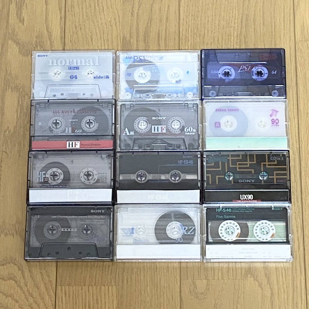  cassette tape recording ending used . large amount together 14 2 ps mak cell AXIA SONY other 