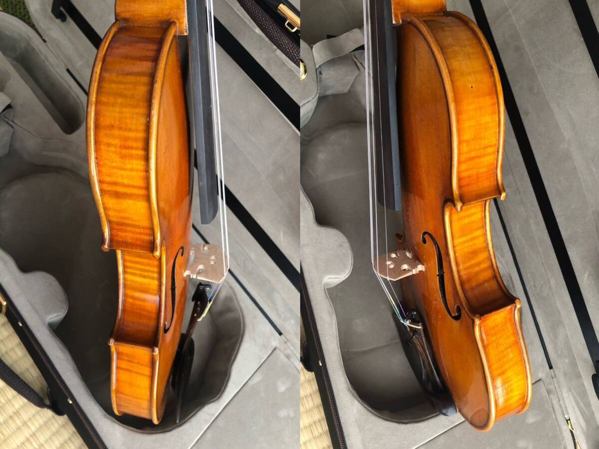  Italy full size violin 4/4..va Io Lynn case attaching 
