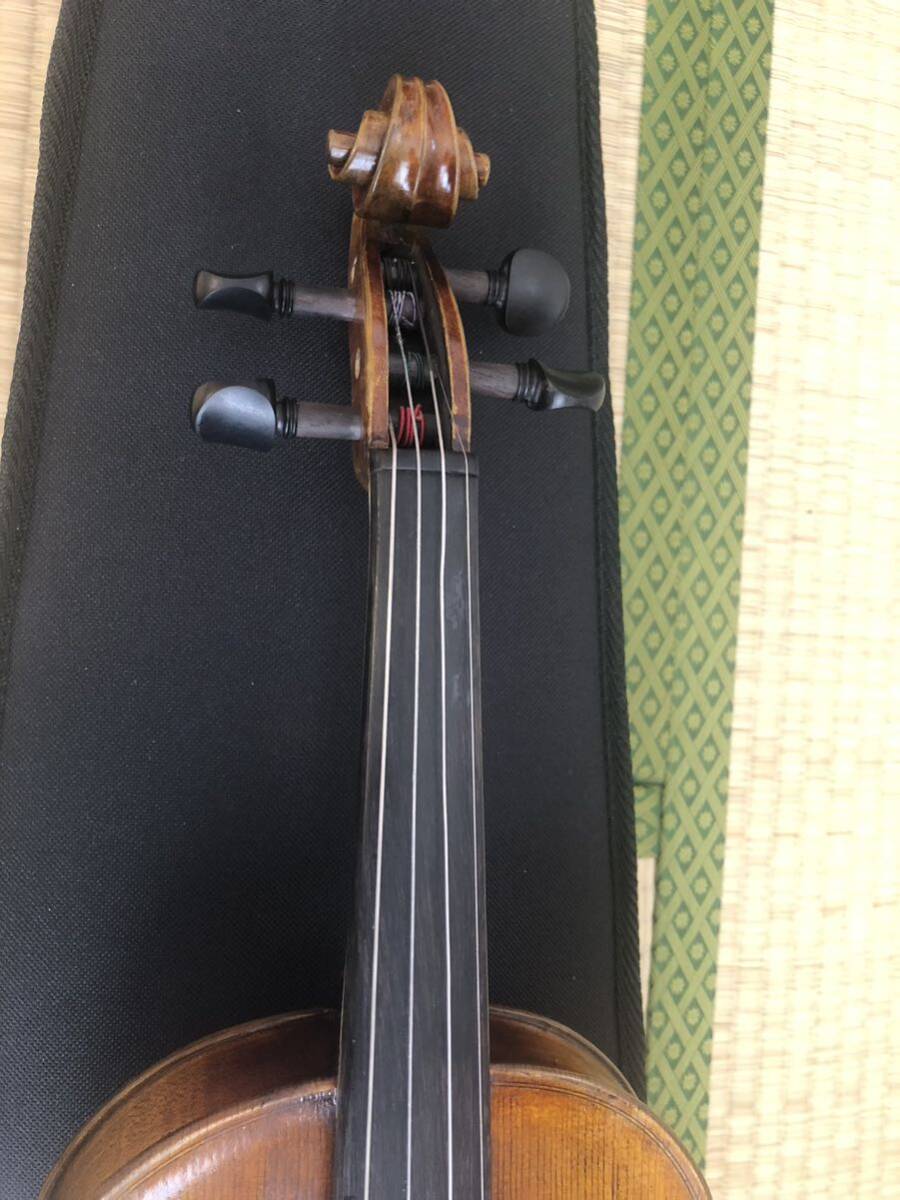ドイツ製 フルサイズ バイオリン 4/4 虎杢 ヴァイオリン ケース付き_画像10