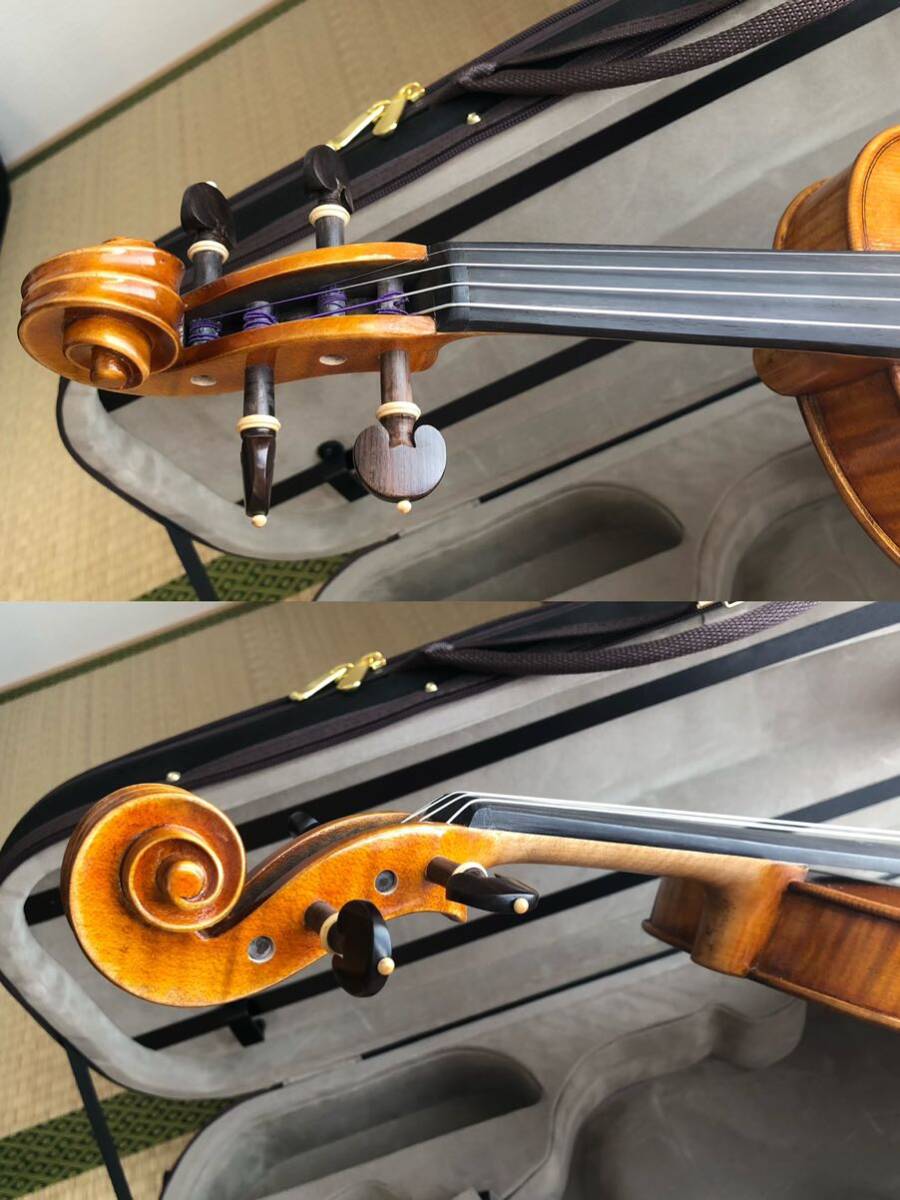  Italy full size violin 4/4..va Io Lynn case attaching 
