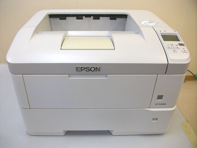 ★ 中古レーザープリンタ / EPSON LP-S3250 / 自動両面印刷対応 / 残量不明トナー・ドラム付き ★_画像1