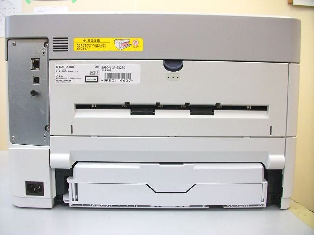 ★ 中古レーザープリンタ / EPSON LP-S3250 / 自動両面印刷対応 / 残量不明トナー・ドラム付き ★_画像2