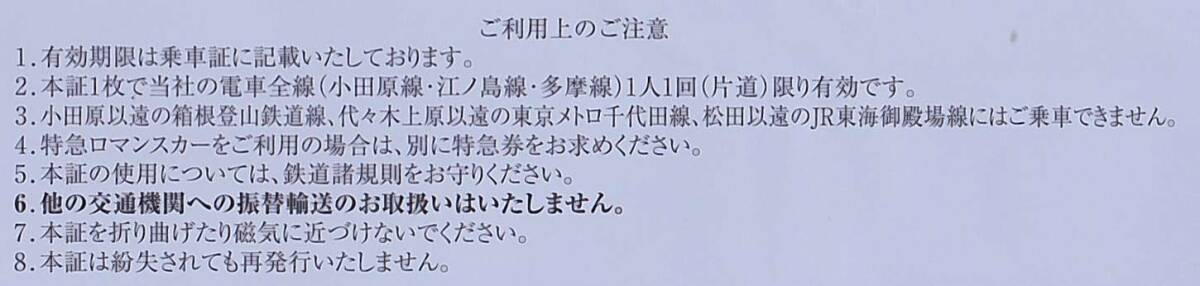 最新2024.11.30迄 小田急電鉄 株主優待 電車全線 乗車証 23枚 回数券方式_画像2