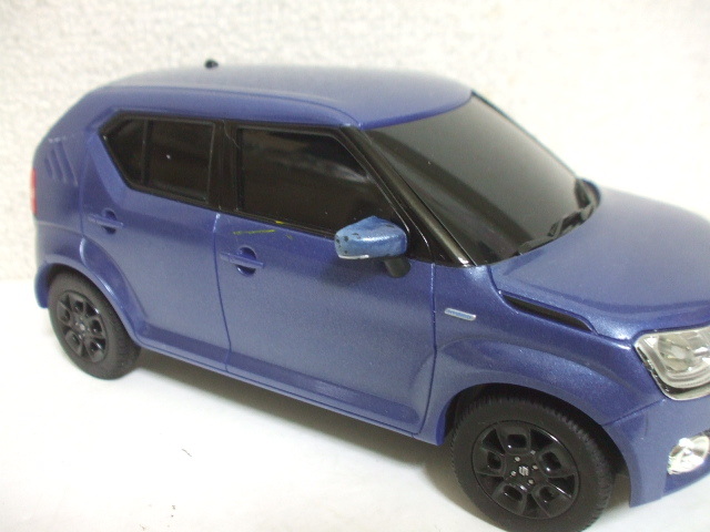 スズキ　イグニス　SUZUKI IGNIS　ブルー系　紺色　カラーサンプル　色見本　ミニカー　1/18(?)_画像3