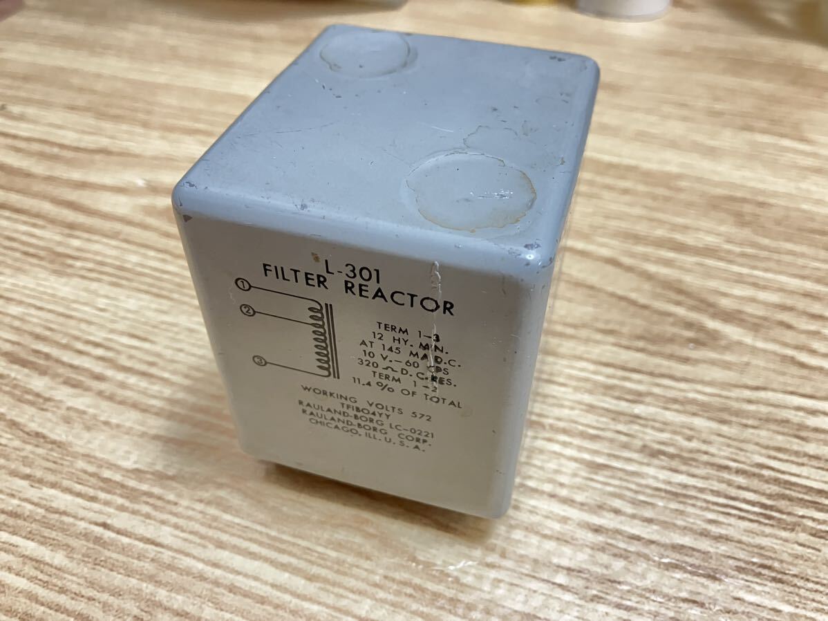 Gramer-Halldorson Transformer Corp l-301 FILTER REACTORの画像1