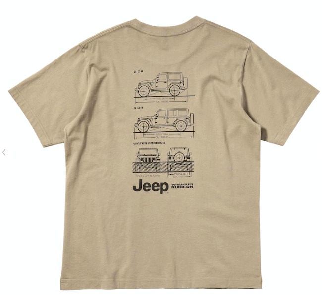 新品 Lサイズ JEEP　ジープ Tシャツ UT 半袖 100％ 綿 コットン_画像1