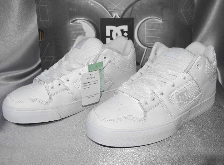 新品 26.0 DC SHOES ピュア ミッドカットモデル DC SHOE ＤＣシューズ PURE ホワイト　白_画像2