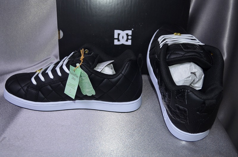 新品 27.0 DC SHOES アライアンス　キルティング　ALLIANCE SE SNDC SHOE 高級感 ＤＣシューズ　ブラック_画像6