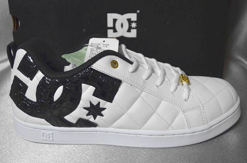 新品 28.5 DC SHOES アライアンス キルティング　ALLIANCE SE SNDC SHOE ＤＣシューズ ホワイト　白_画像2