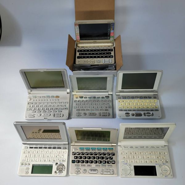 * computerized dictionary set sale *7 pcs CASIO Casio SEIKO Seiko secondhand goods used goods with special circumstances Junk book@ publication series KBT-008