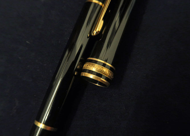 MONTBLANC モンブラン 万年筆 マイスターシュティック 西ドイツ ペン先 4810 14K 585 ジャンク扱いの画像10