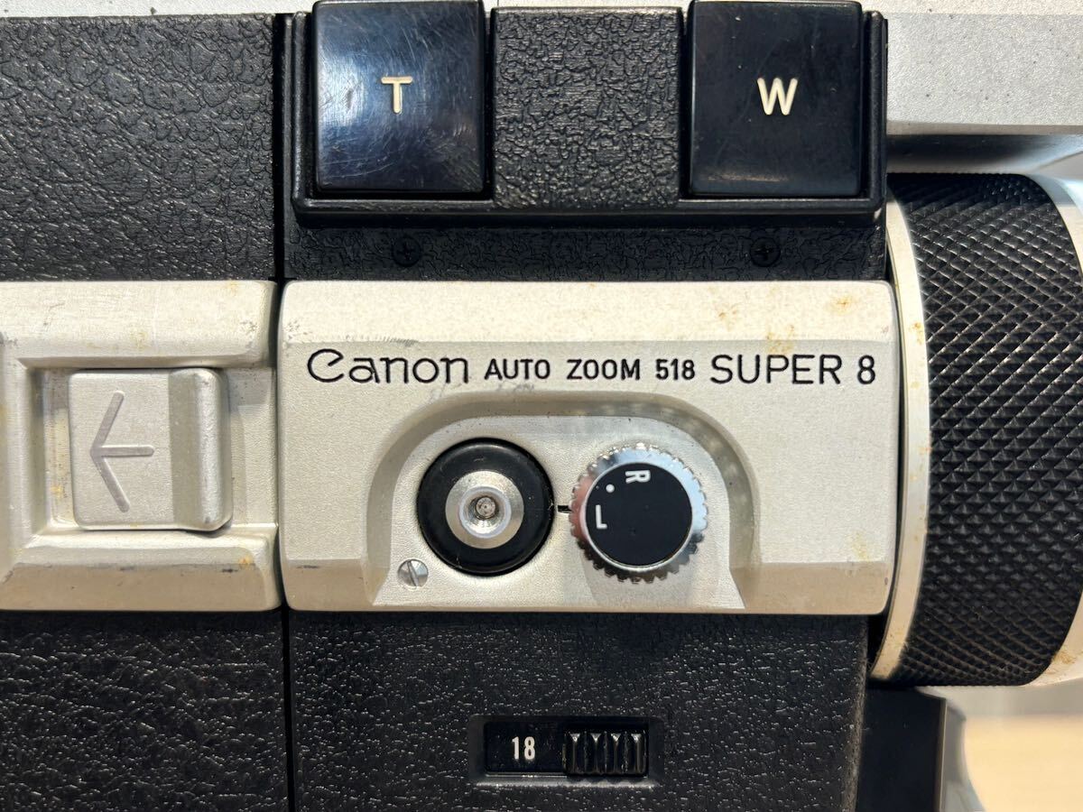 296H【ジャンク】Canon キャノン オートズーム スーパー8 auto zoom518 ◯ケース、フィルム付きの画像3