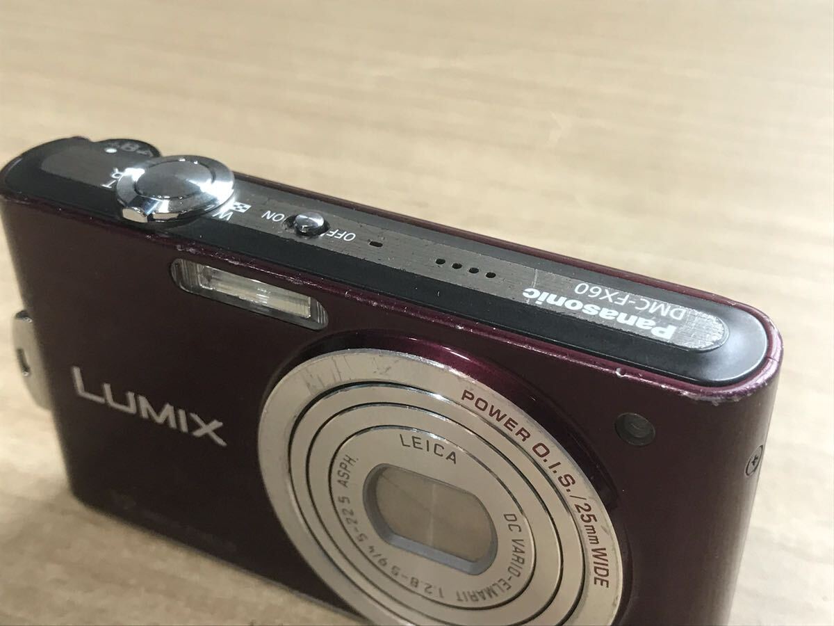 58F【中古】Panasonic LUMIX デジタルカメラ DMC-FX60 デジカメ　コンデジ_画像5