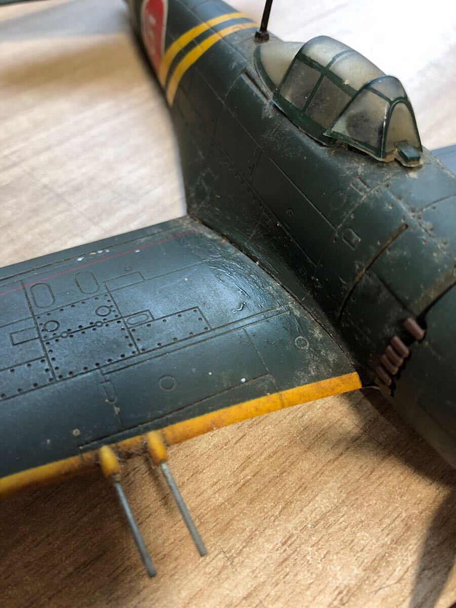 18R 【中古】局地戦闘機紫電改フィギュア_画像5