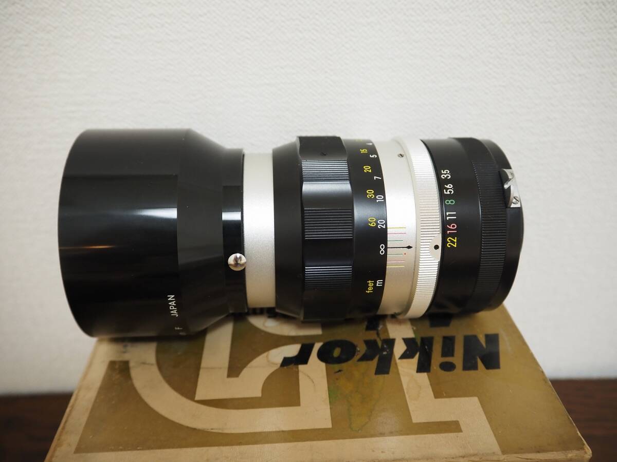 NIKON NIKKOR-AUTO 135mm F:3.5 中古 ケース付き の画像9