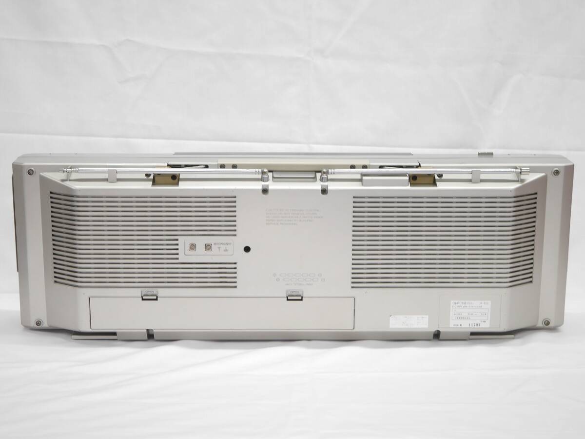 希少品 DIATONE JR-911S 三菱電機 ダイヤトーン FM/AMステレオラジオカセット 昭和レトロ ラジカセ 現状動作品の画像8