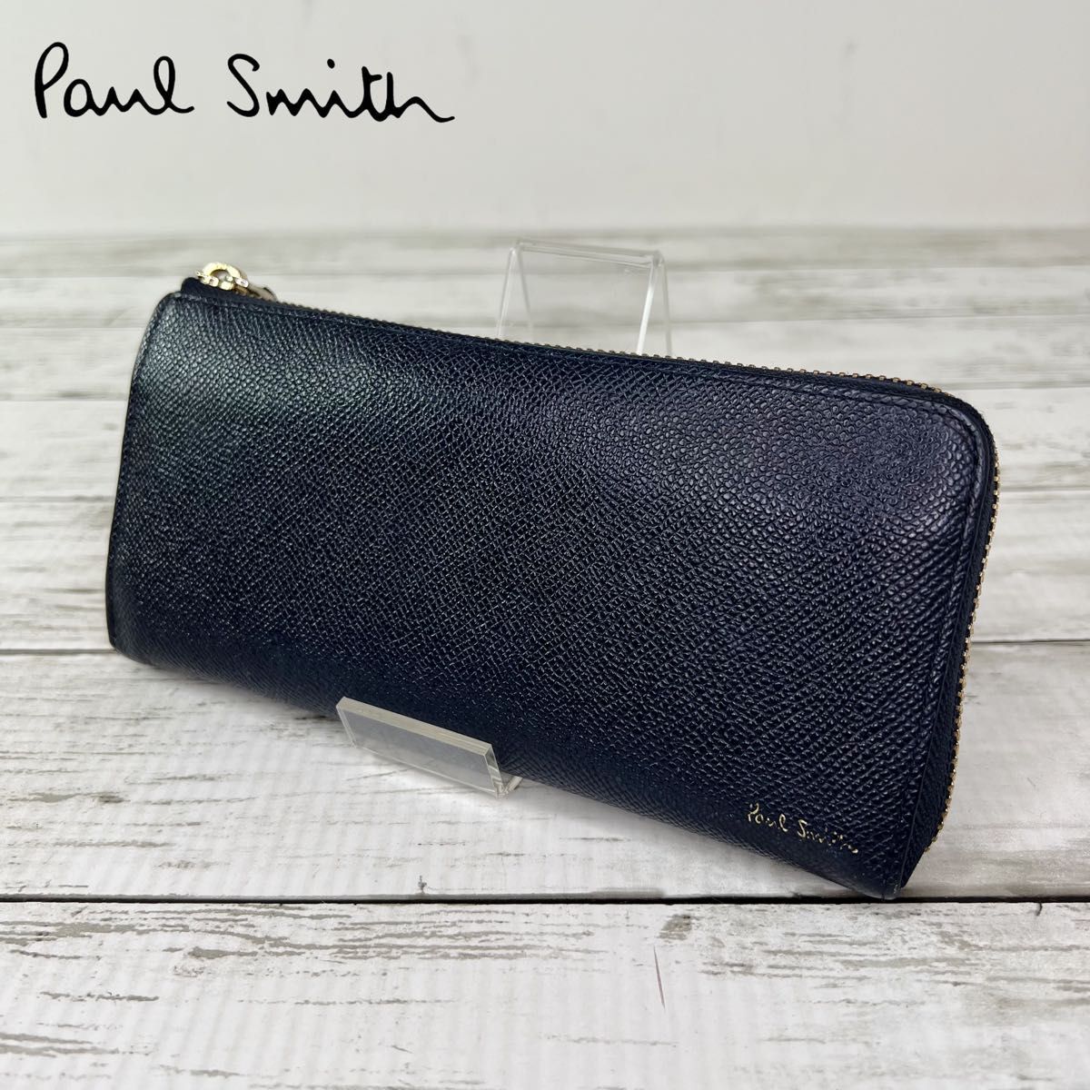 Paul Smith ポールスミス L字型ファスナー ラウンドファスナー 長財布