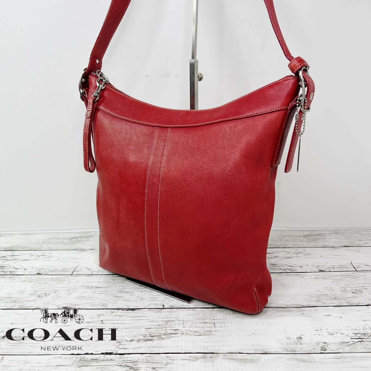 COACH コーチ  ビンテージ レザー ショルダーバッグ