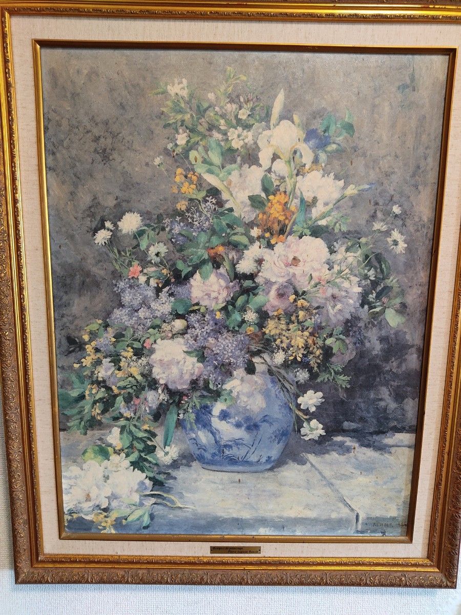 ピエール・オーギュスト・ルノワール「春の花束/春の花/春の ピエール・オーギュスト・ルノワール「春の花束/春の花/春の