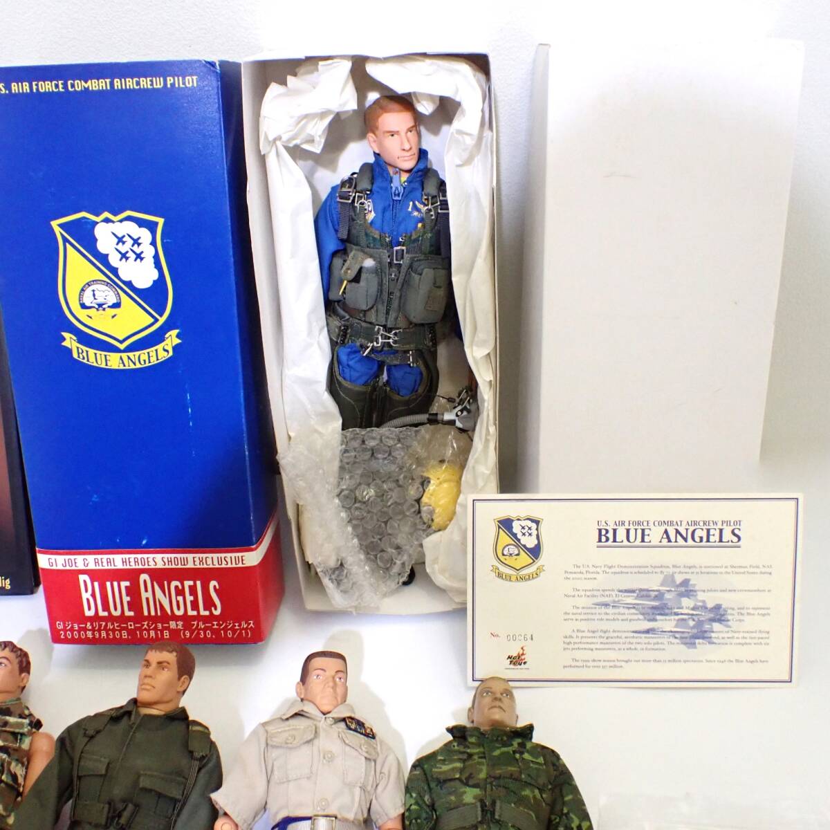 GI JOE GI Joe other 1/6 military figure u Epo n military uniform together set BLUE ANGELS 15 body + small articles present condition goods large amount YE166