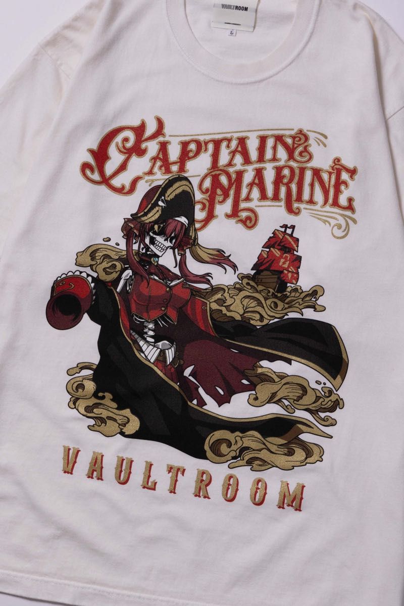 vaultroom 宝鐘マリン オフホワイトTシャツ L|Yahoo!フリマ(旧 vaultroom 宝鐘マリン オフホワイトTシャツ L|Yahoo!フリマ(旧