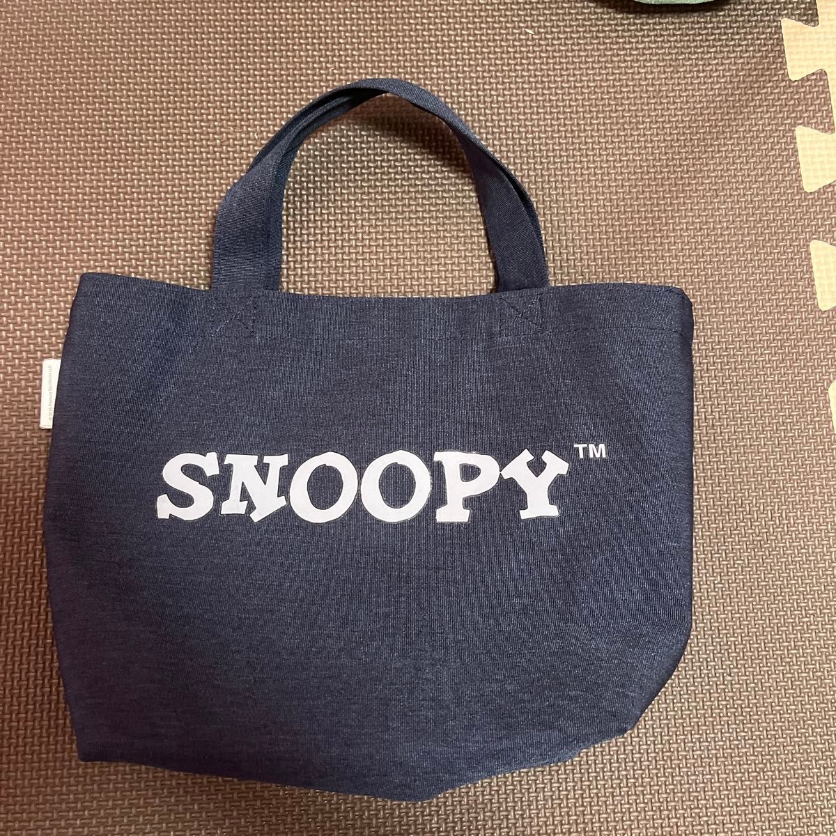 SNOOPY  ミニトートバッグ　イニシャルA