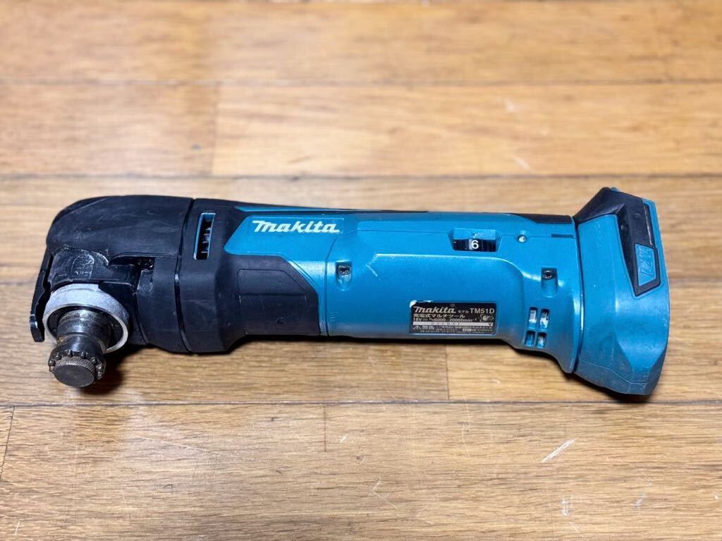 一円スタート★。MAKITA マキタ充電式マルチツールTM51D 18V★★コードレスマルチツール _画像1