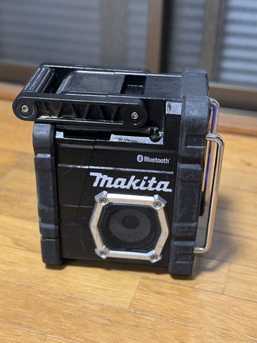  one jpy start *MAKITA Makita ] rechargeable radio MR108 site radio Bluetooth speaker outdoor camp black black cordless 