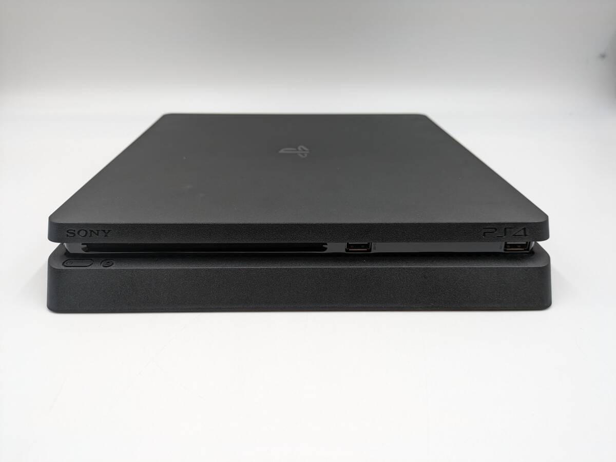 ②1円～【動作良好品】本体のみ PlayStation 4 ジェット・ブラック 500GB CUH2100A SONY PS4 Ver11.02【電源付き・封印有り】_画像6