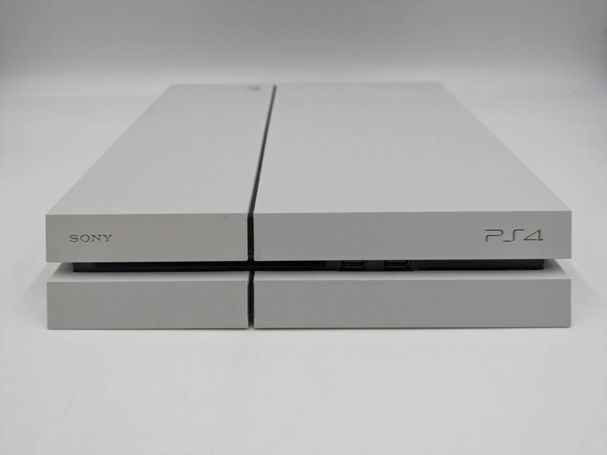 ③1円～【動作良好品】本体のみ PlayStation 4 グレイシャー・ホワイト 500GB CUH1200A SONY PS4 Ver11.50【電源付き・封印有り】_画像6