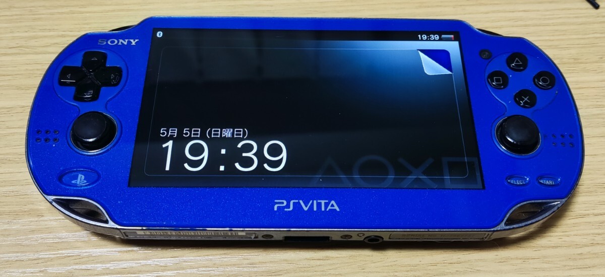 PSVita PlayStation Vita SONY プレイステーションポータブル ブルー VITA_画像1