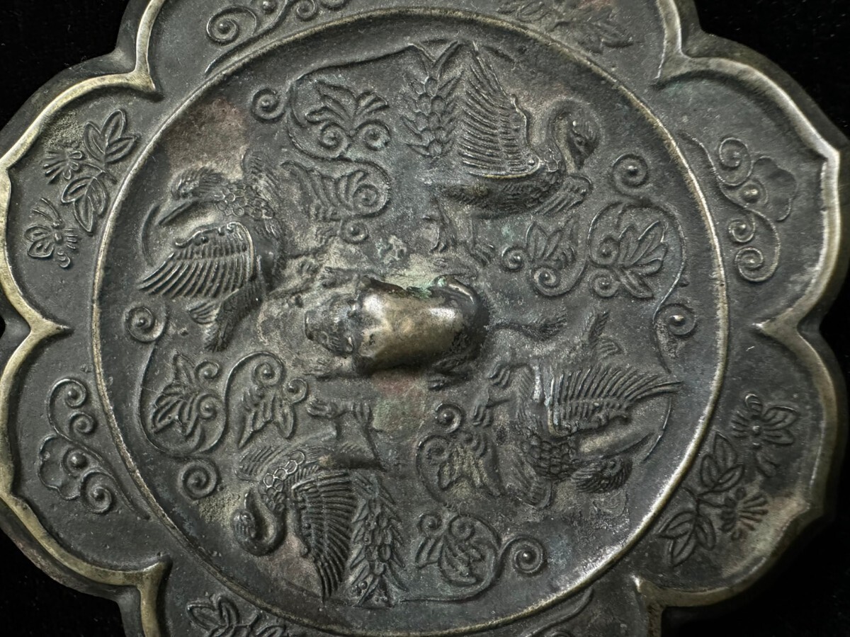 ⑧ 銅鏡 銅製 中国美術『古鏡』素鏡 和鏡 古銅器 古玩 古美術 時代_画像6