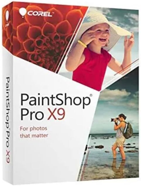  domestic sending regular goods prompt decision!Corel PaintShop Pro X9 regular version Paint Shop Japanese manual attaching ko-reru paint shop 